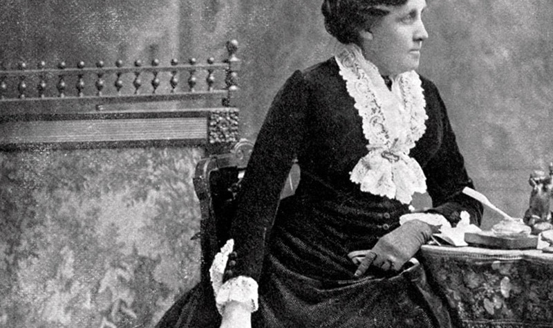 Coger Salon: A Little, Old-Fashioned Thanksgiving with Louisa May Alcott presented in-person and online Sunday, November 22 at 3:00 (CST)